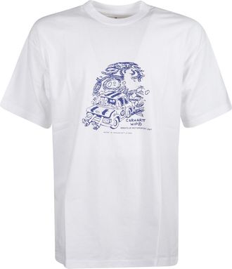 Carhartt Work in Progress White Printed T-shirt