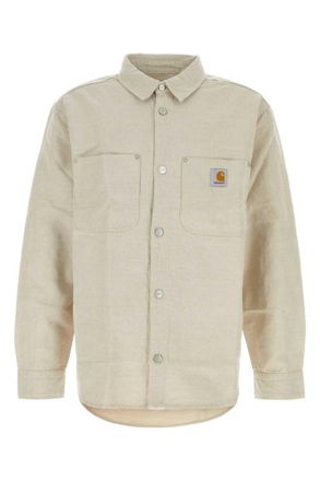 Carhartt Work in Progress Beige Patch Logo Shirt