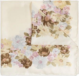 Versace Foulard 90X90 Bio Silk Twill The Meadow Inkjet Print