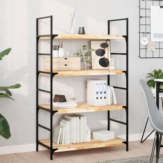Berkfield Home Floating Shelves 2 pcs 100x40x4 cm Untreated Solid Wood Acacia in Brown | Size: 100 x 40 x 4 cm