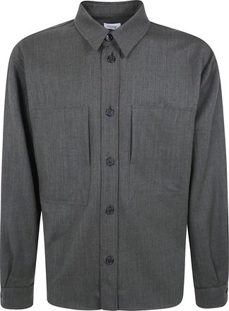 Laneus Wool Shirt Shirt Man