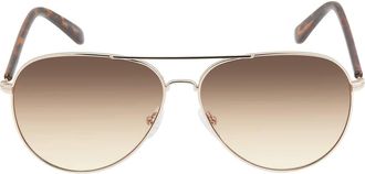 Calvin Klein Brown Gradient Pilot Unisex Sunglasses CK19314S 717 60