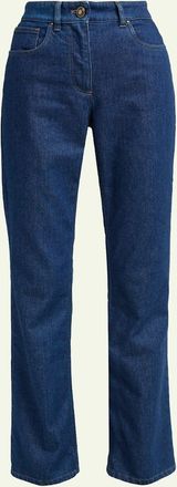 Giorgio Armani High-Rise Bootcut-Leg Denim Jeans