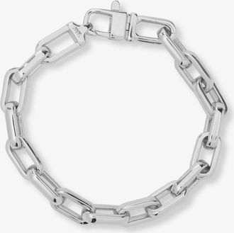 Melinda Maria Womens Lil Frankie Chain Bracelet In Silver