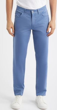 Brax Cadiz Ultralight Straight Leg Stretch Twill Pants in Storm at Nordstrom, Size 30 X 34