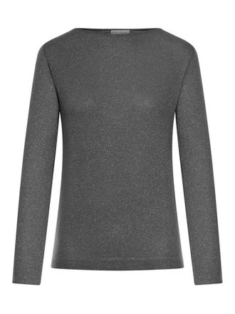 Brunello Cucinelli Cashmere And Silk Sparkling Sweater