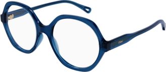 Chlo&eacute; Rond Optisch Montuur - unisex - Brillen - Blauw - 53 MM - Accessoires