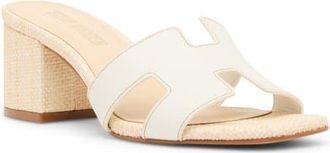 Steve Madden Hana Slide Sandal in Bone Leather at Nordstrom, Size 7.5