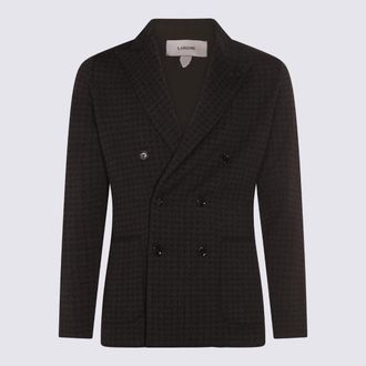 Lardini Black Wool Knitwear