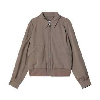 Maison Margiela Light Jackets, female, Gray, Size: S Sportsjacket