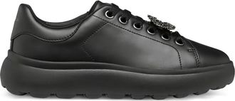 Geox Verfraaide sneakers met plateauzool - Zwart
