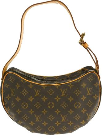 Louis Vuitton Croissant Handbag Monogram Canvas Brown Canvas Handbag (Pre-Owned)