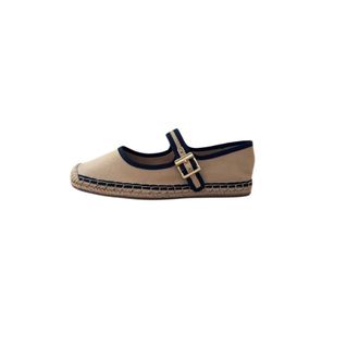 Tommy Hilfiger Ballerinas, female, Beige, Size: 10 US Tommy Hilfiger Flat shoes
