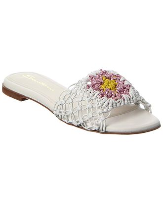 Santoni Leather Sandal