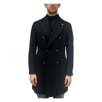 L.B.M. 1911 L.b.m. 1911, Heren, Mantels, Zwart, Maat: XL Leer