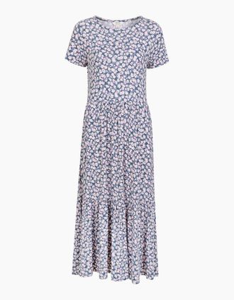 Mountain Warehouse Womens Mountain Warehouse Womens/Ladies Sardinia Flowers Tiered Dress - Grey - Size: 10