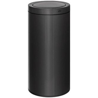 5five Simply Smart Papelera Autom&aacute;tica Delta De Metal Negro 40l - 5five