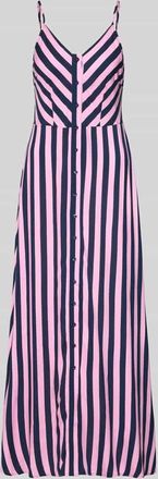 Vero Moda Maxikleid aus Viskose mit Knopfleiste Modell SAVANNA in Flieder, Gr&ouml;&szlig;e 34