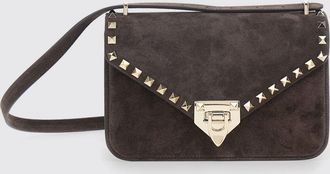 Valentino Garavani Mini borsa a tracolla Rockstud in pelle scamosciata con borchie