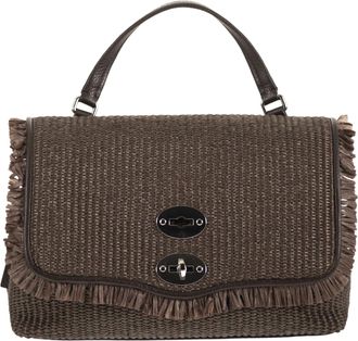 Zanellato Postina Vimini Handtasche mit Fransen S