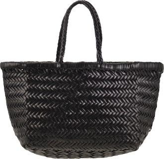 Dragon Triple Jump Small Woven Leather Bag