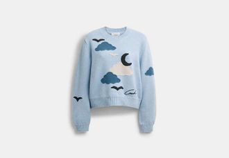 Coach Applique Sweater