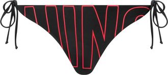 Moschino Slip bikini con logo - Nero