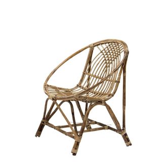 Decoclico Butaca vintage de rat&aacute;n natural