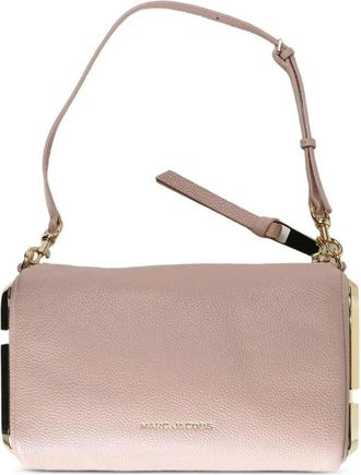 Marc Jacobs Tassen, Dames, Roze, ONE Size, Leer, Snapshot Schoudertas