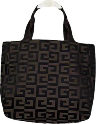 Givenchy Pre-owned Katoenen Tote Bag - Dames - Vintage Shopper - Veelkleurig - ONE Size - Katoen - Vintage