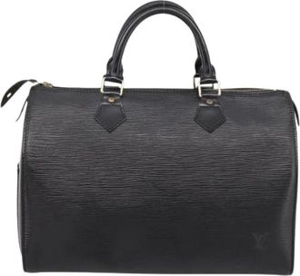 Louis Vuitton Pre-owned Vintage Handbag - Dames - Vintage Handtas - Zwart - ONE Size - Leer - Vintage