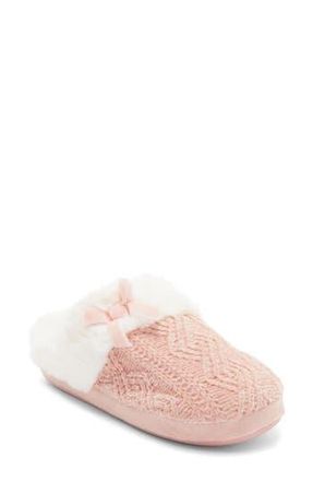 Rachel Roy Chenille Knit Slipper in Pink at Nordstrom Rack, Size 9/10