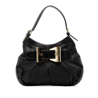 Gucci Tweedehands Gg Canvas Dialux Queen Hobo