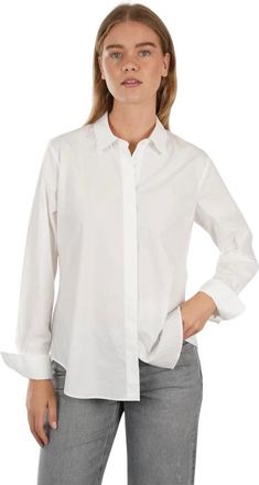 Windsor Dames, Blouses & Shirts, Wit, Maat: 2XL Katoen