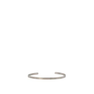 Maison Margiela Accessoires, Dames, Grijs, ONE Size, Engraved Number Bangle