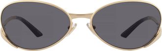 Versace Grey Oval Mens Sunglasses VE2285 100287 64