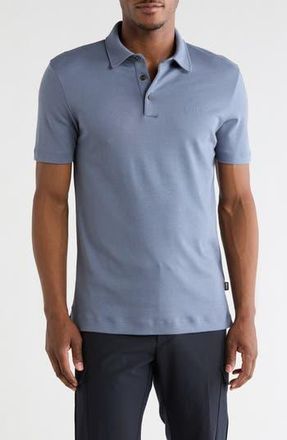 BOSS Palosh Short Sleeve Polo in Blue at Nordstrom Rack, Size Xx-Large