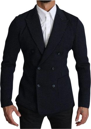 Dolce & Gabbana Hombre, Chaquetas, Azul, Talla: L