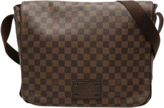 Louis Vuitton Pre-owned Brooklyn GM Cross Body Bag - Dames - Vintage Schoudertas - Bruin - ONE Size - Vintage