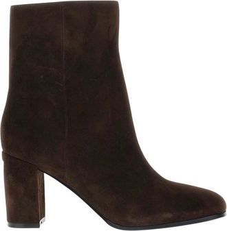 Guess Berklie Enkellaars - Dames - Laarzen met Hak - Bruin - 37 EU - Schoenen