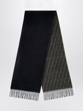 Fendi Sciarpa double face in cashmere con monogramma FF all-over
