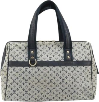 Louis Vuitton Pre-owned Handbags, female, Blue, Size: ONE SIZE Pre-owned Vintage Canvas Handbag