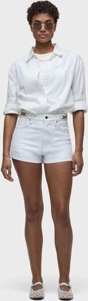 Hudson Harlow Accent Hardware Short in White at Nordstrom, Size 30