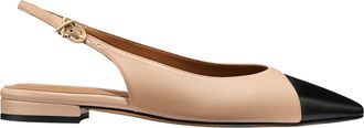 Margaux Eyewear The Elise Cap-Toe in Dune And Black Nappa at Nordstrom, Size 37.5