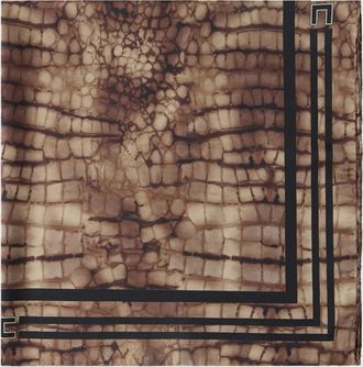 Elisabetta Franchi Foulard Elisabetta Franchi in twill di seta stampa cocco