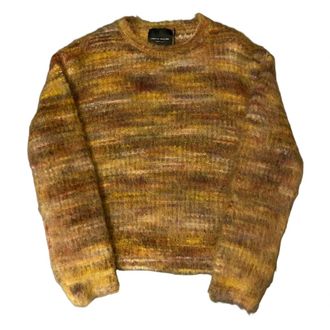 Roberto Collina Truien & Vesten, Heren, Bruin, M, Rondhals Pullover