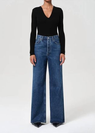 A Gold E Dame High Rise Wide Leg Jean In Enamour