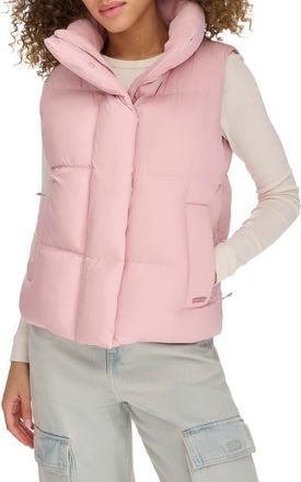 Levi's Quilted Puffer Vest in Pale Mauve at Nordstrom, Size X-Small