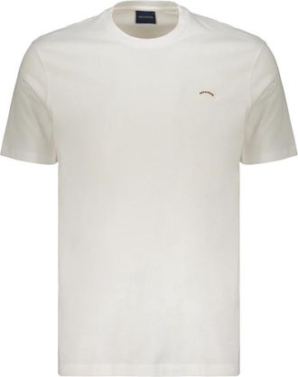 Paul & Shark T-shirt met korte mouwen - Heren - T-shirts - Wit - L - Katoen - Tops