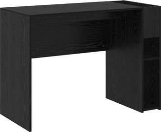 vidaXL Escritorio Roble Negro Madera De Ingenier&iacute;a 109 X 50 X 78 Cm Vidaxl